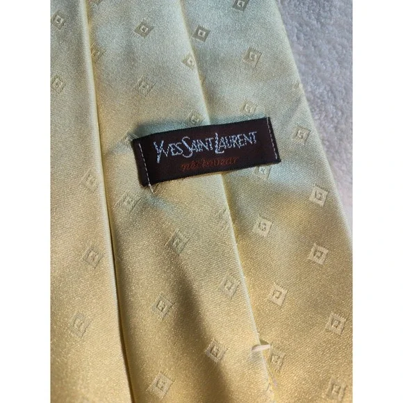 Yves Saint Laurent Ties YSL Lot Of 2 Designer Neck Ties Multi-Colored 1751 - Picture 3 of 8